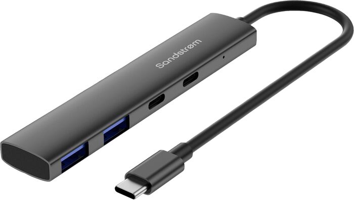 Sandstrøm 4-í-1 USB-C tengikví