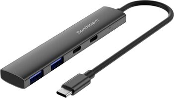 Sandstrøm 4-í-1 USB-C tengikví