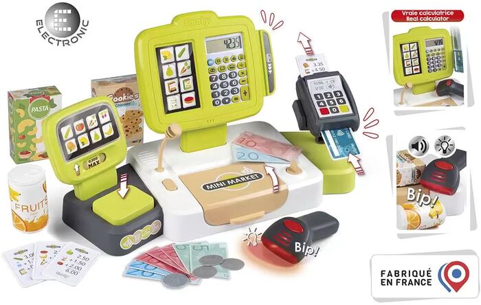 Smoby búðarkassi - Grænn