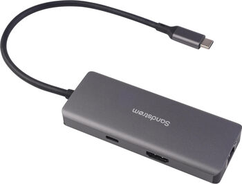 Sandstrøm 6-í-1 USB-C tengikví