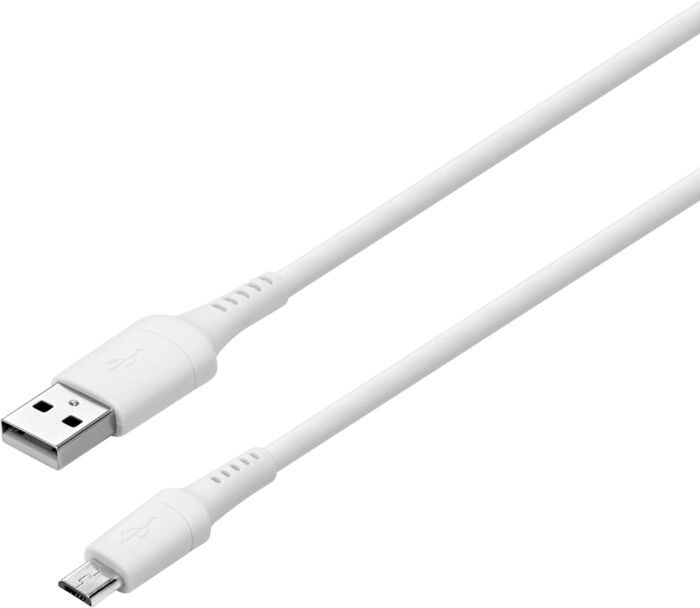 Sandstrøm USB-A í Micro-B snúra - 3 metrar 