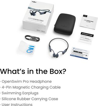 Shokz Openswim Pro þráðlaus heyrantól
