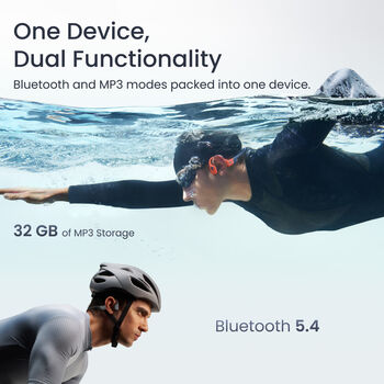 Shokz Openswim Pro þráðlaus heyrantól - Rauð