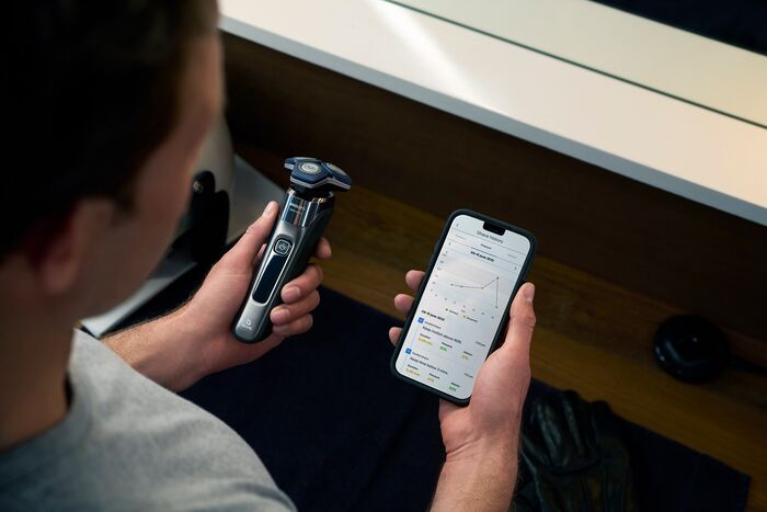 Philips Series 7000 rakvél + OneBlade