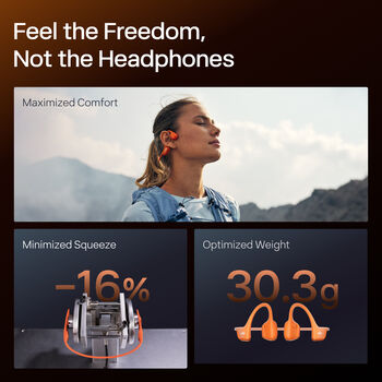 Shokz Openrun Pro 2 þráðlaus heyrnartól - Appelsínugul