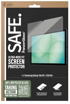 SAFE skjávörn f. Samsung Galaxy Tab A11+/Tab A9+ UWF 