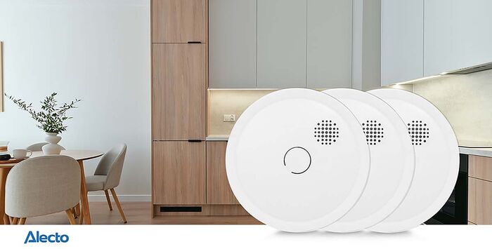 Alecto Reykjskynjari 3 í pakka