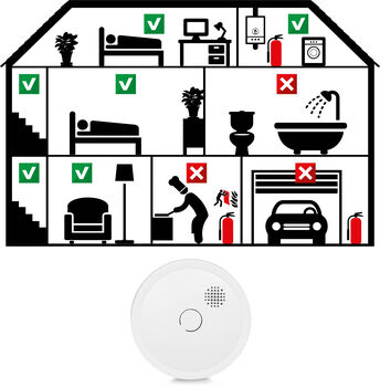 Alecto Reykjskynjari 3 í pakka