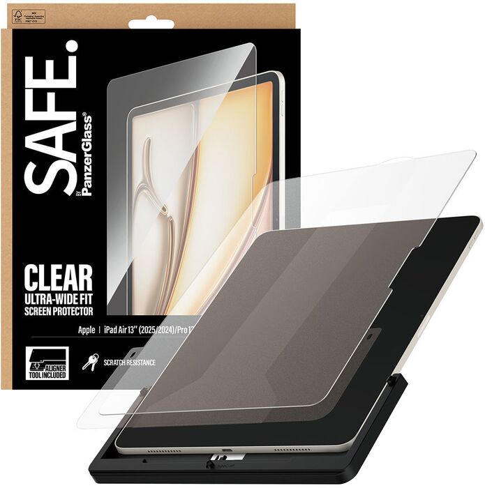 SAFE skjávörn f. iPad Air 13" (2025/2024) og iPad Pro 13" (2025/2024)