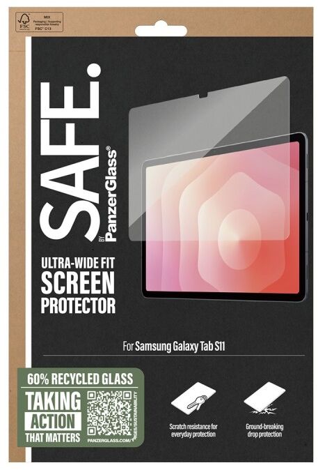SAFE skjávörn f. Samsung Galaxy Tab S11 UWF