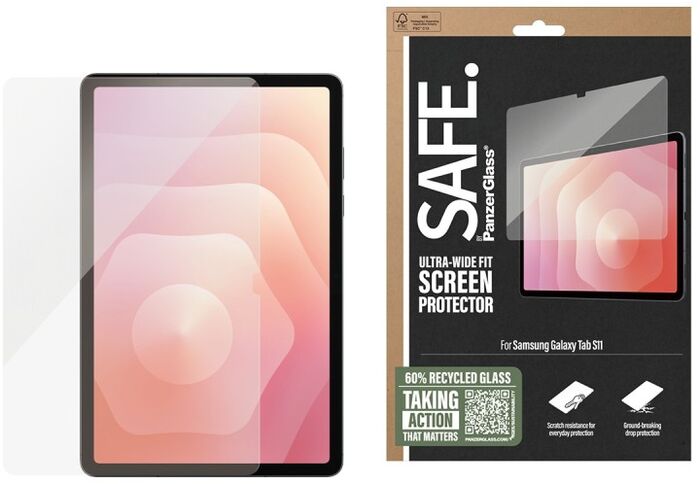 SAFE skjávörn f. Samsung Galaxy Tab S11 UWF