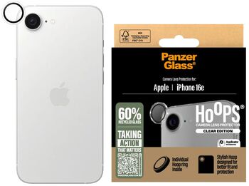 PanzerGlass iPhone 16e glær linsuvörn