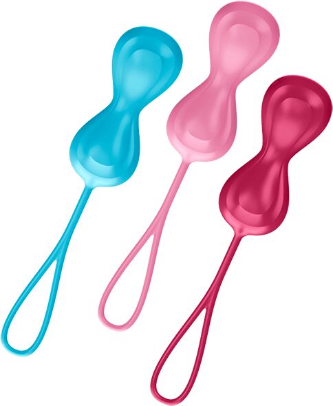 Satisfyer grindarbotnskúlur - 3stk