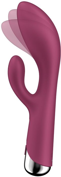 Satisfyer Spinning Rabbit 1 tvöfaldur titrari - Fjólublár