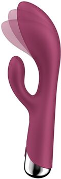 Satisfyer Spinning Rabbit 1 tvöfaldur titrari - Fjólublár