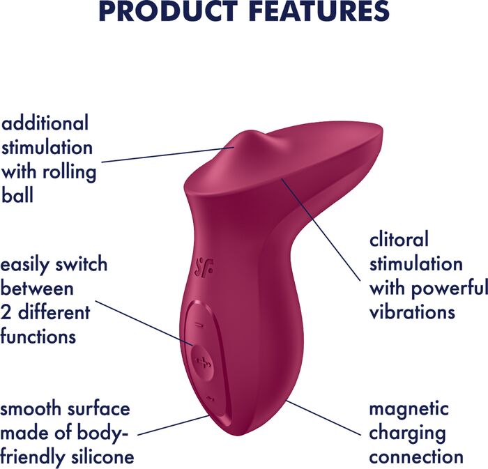 Satisfyer Exciterrr titrari - Bleikur