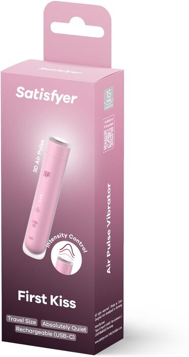 Satisfyer First Kiss sogtæki - bleikt