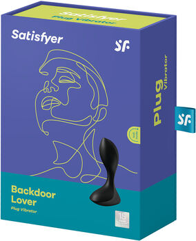 Satisfyer Backdoor Lover rassaörvari - Svartur