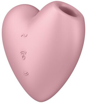 Satisfyer Cutie Heart sogtæki - Bleikt