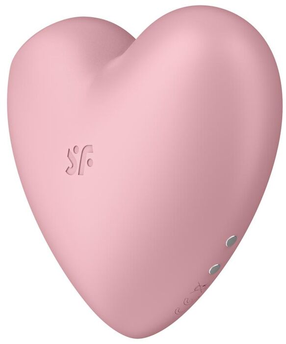 Satisfyer Cutie Heart sogtæki - Bleikt