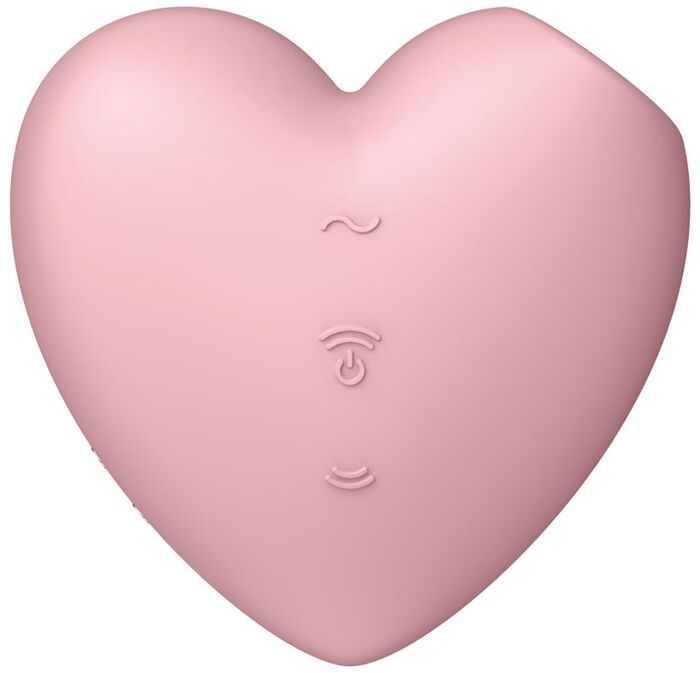 Satisfyer Cutie Heart sogtæki - Bleikt