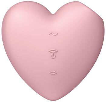 Satisfyer Cutie Heart sogtæki - Bleikt