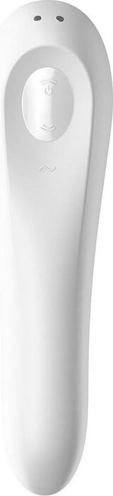 Satisfyer Dual Pleasure sogtæki og titrari - Hvítt