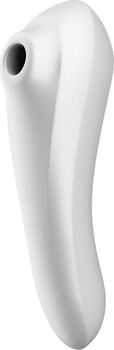 Satisfyer Dual Pleasure sogtæki og titrari - Hvítt