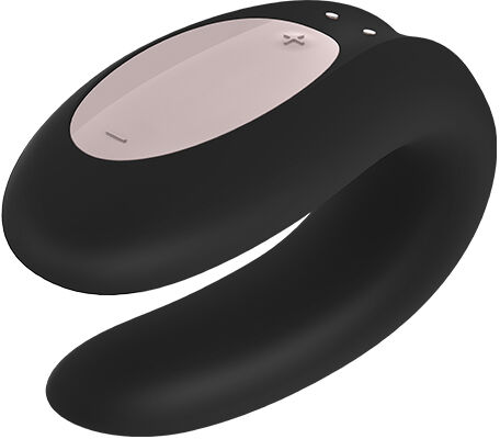 Satisfyer Double Joy titrari - Svartur