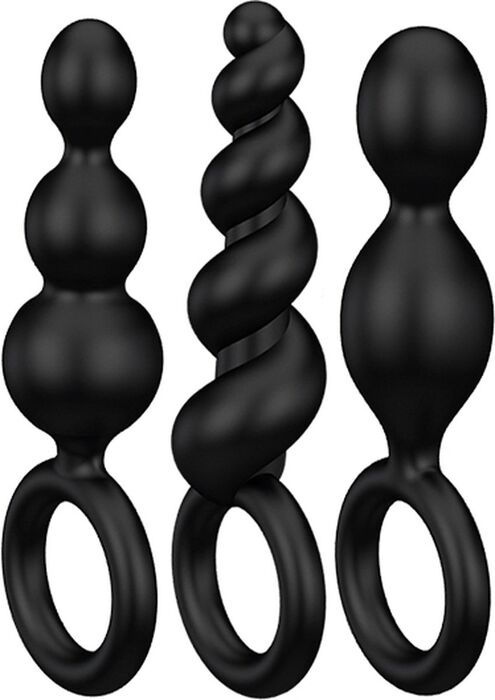 Satisfyer Booty Call rassaörvarar - Svartir 