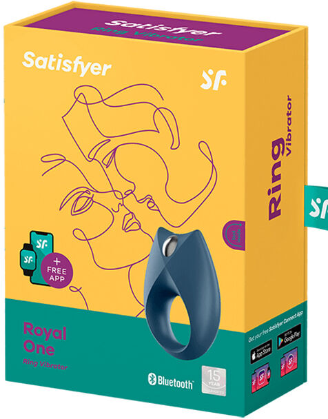Satisfyer Royal One typpahringur - Blár