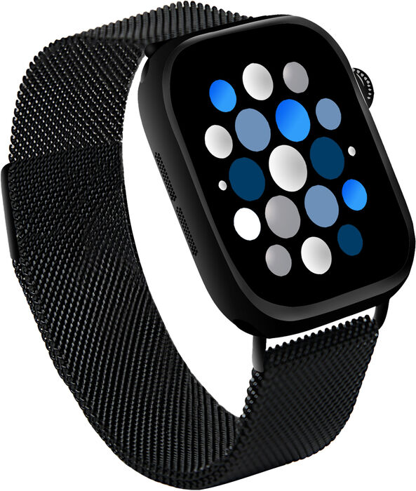Sandstrøm mesh ól fyrir Apple Watch 42-49 mm - Svartur