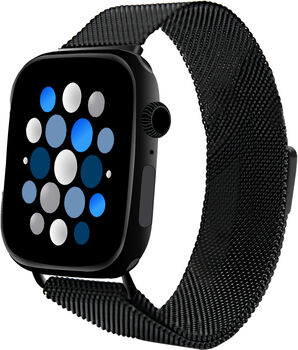 Sandstrøm mesh ól fyrir Apple Watch 42-49 mm - Svartur