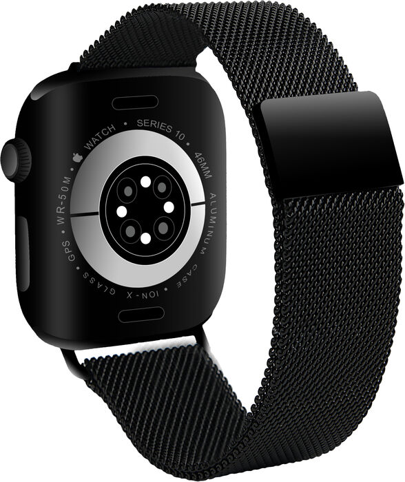 Sandstrøm mesh ól fyrir Apple Watch 42-49 mm - Svartur