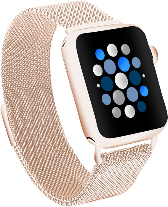 Sandstrøm mesh ól fyrir Apple Watch 38-41 mm - Rósagyllt