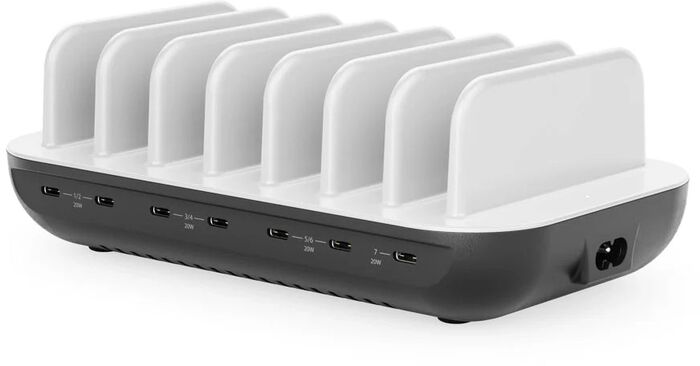 Alogic Powerfin USB-C hleðslutæki - 7 Tengi