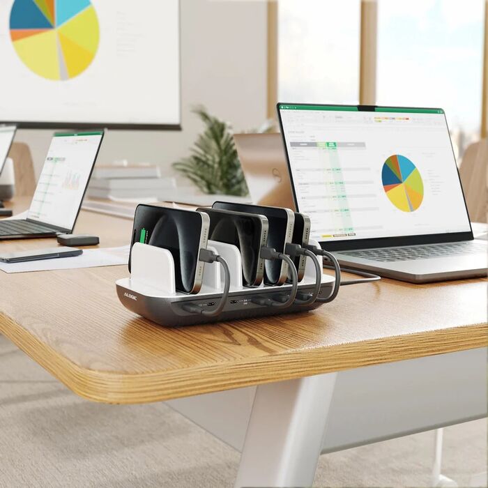 Alogic Powerfin USB-C hleðslutæki - 7 Tengi