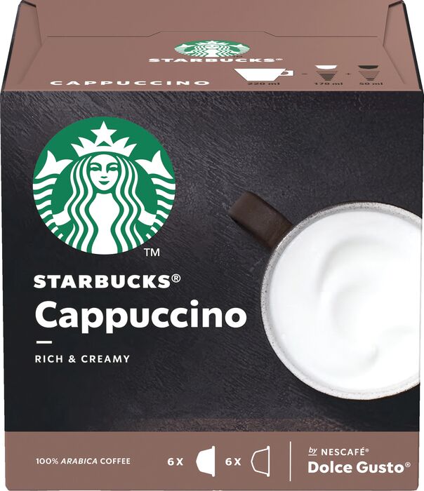 Starbucks Cappuccino Dolce Gusto kaffihylki