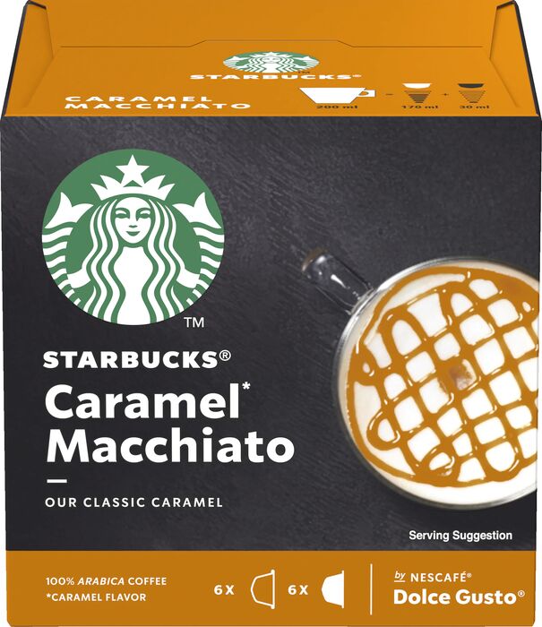 Starbucks Caramel Macchiato Dolce Gusto kaffihylki