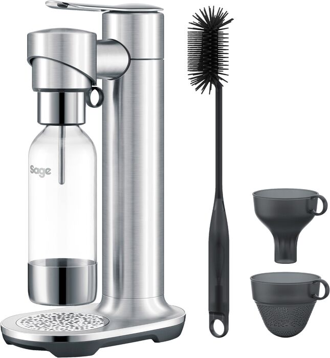 SAGE The InFizz Fusion kolsýrutæki - Silfur