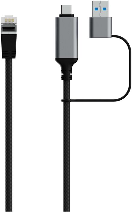 Sandstrøm USB-C í Ethernet snúra - 2 metrar