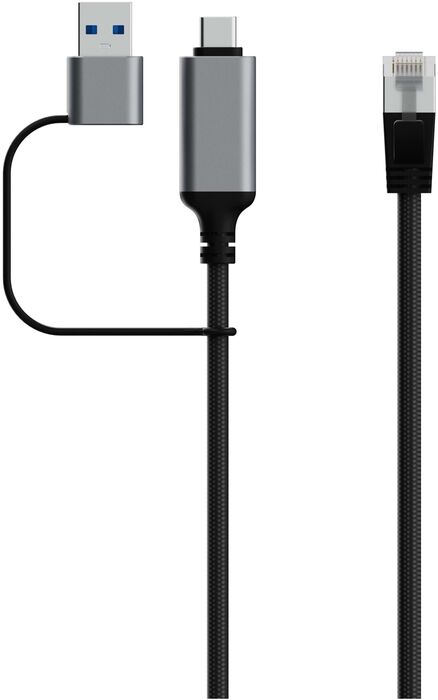 Sandstrøm USB-C í Ethernet snúra - 2 metrar