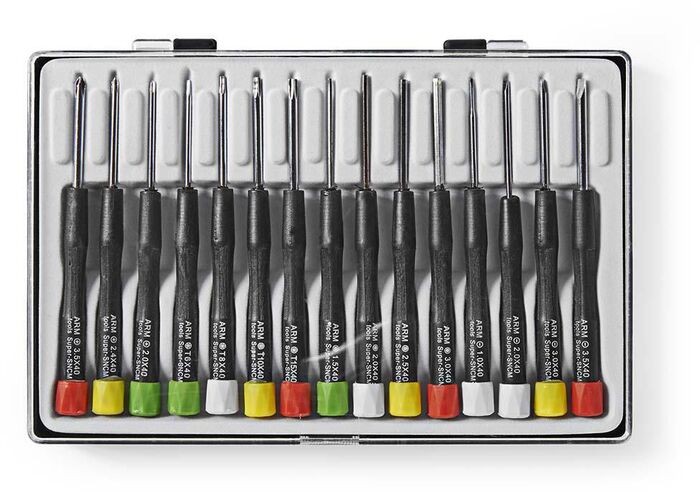 Nedis skrúfjárnasett - 15 stk