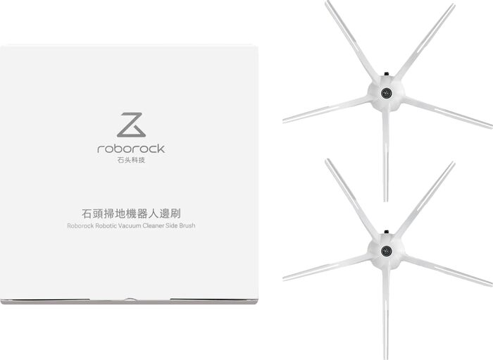 Roborock hliðarburstar (Hvítir) - 2 stk