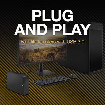 Seagate Expansion Desktop flakkari - 14 TB