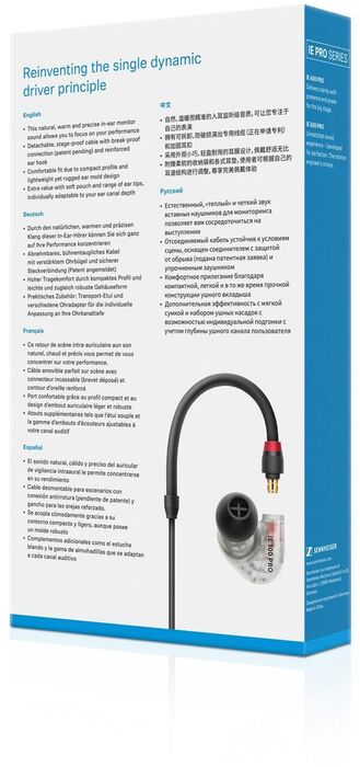 Sennheiser IE 100 Pro heyrnartól - Glær