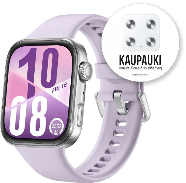 Huawei Watch Fit 4 snjallúr - Fjólublátt