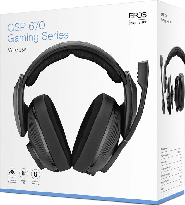 EPOS GSP670 þráðlaus leikjaheyrnartól