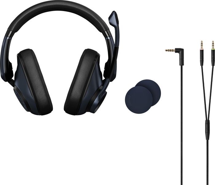 EPOS H6 Pro lokuð leikjaheyrnartól - Blá