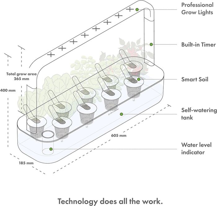 Click & Grow snjallgarður + aukahlutapakki